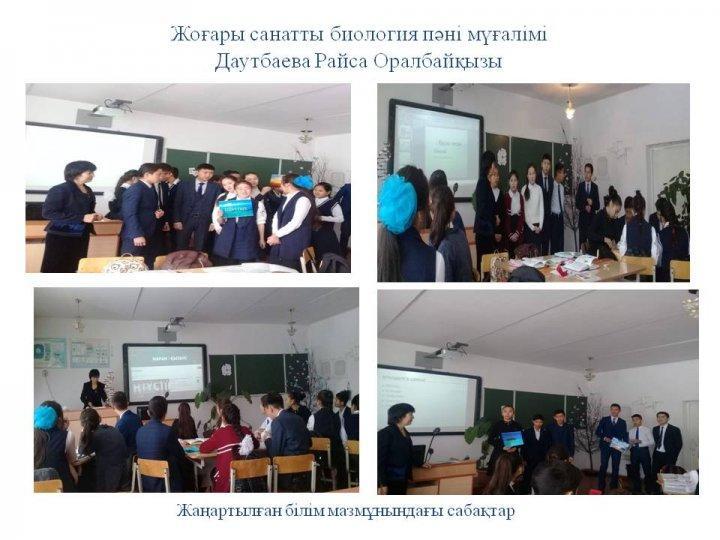 Жаңартылған білім мазмұнындағы сабақтар